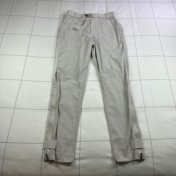 Athleta Pants Womens 0 Gray Trekkie Nylon Ripstop Athletic Travel Camp Utility - Picture 2 of 12
